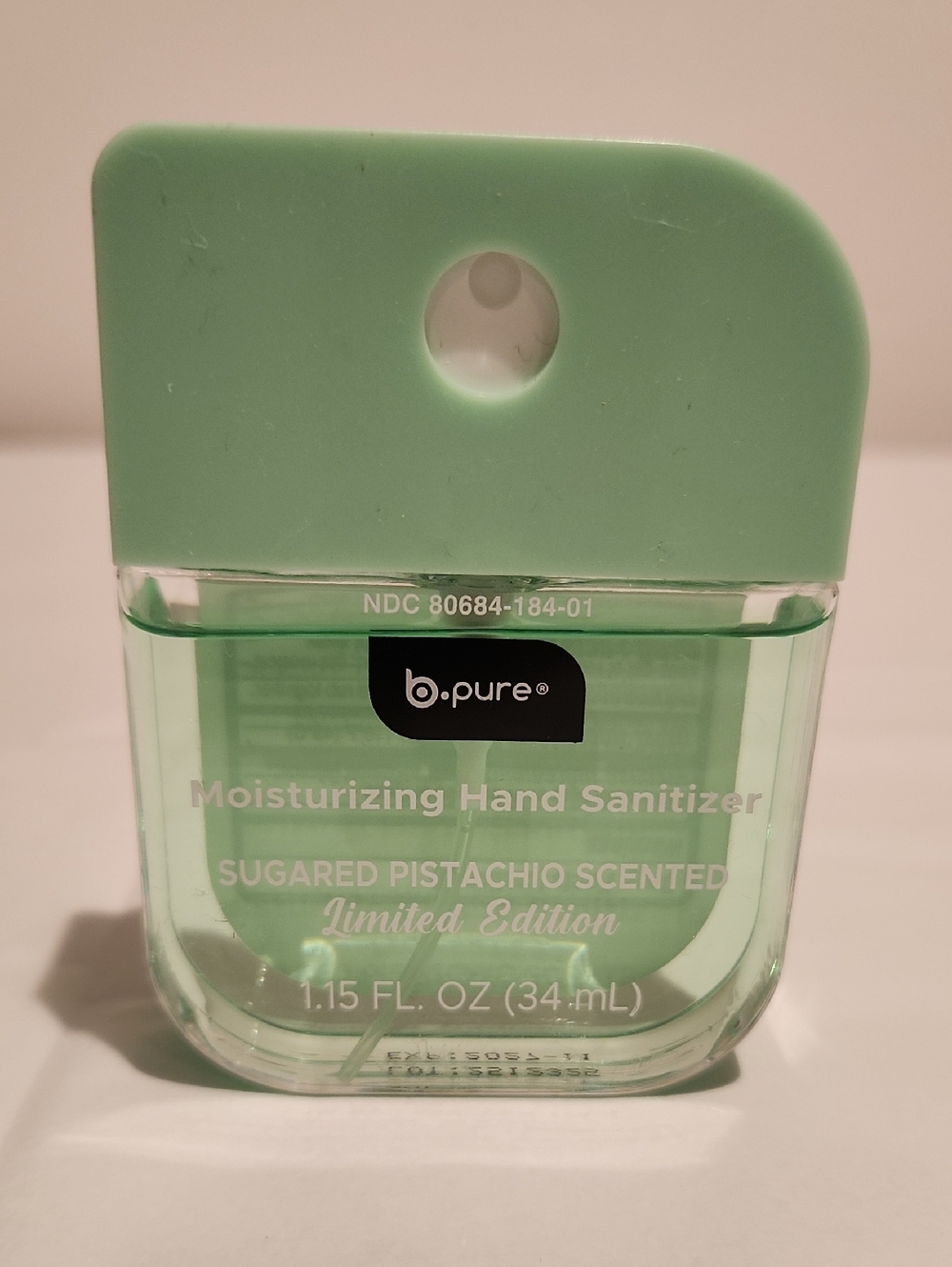 b.pure Sugared Pistachio Moisturizing Hand Sanitizer - 1/$6, 2/$10, 3/$12.
